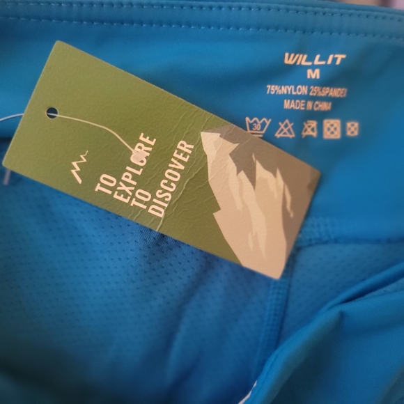 Willit Vibrant Blue Women's Skort. Size M - Picture 4 of 6